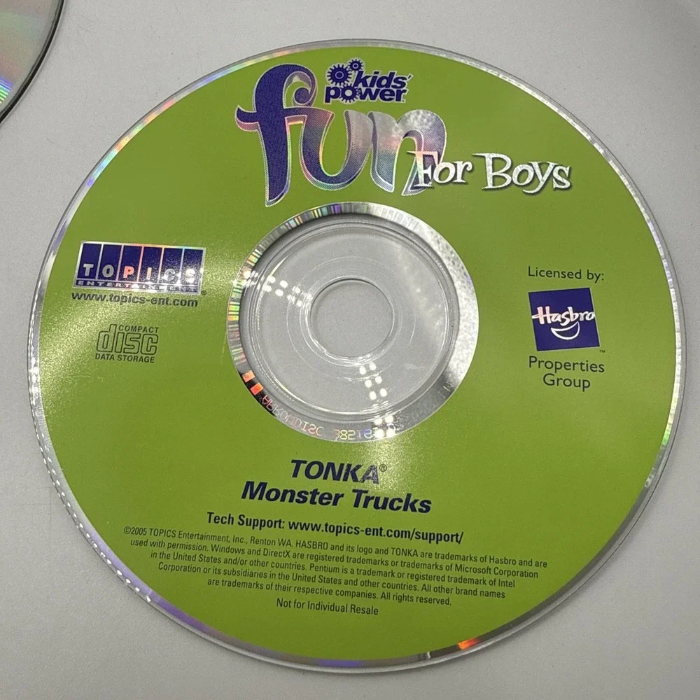 (6) Kids Power Fun For Boys PC Games‎
